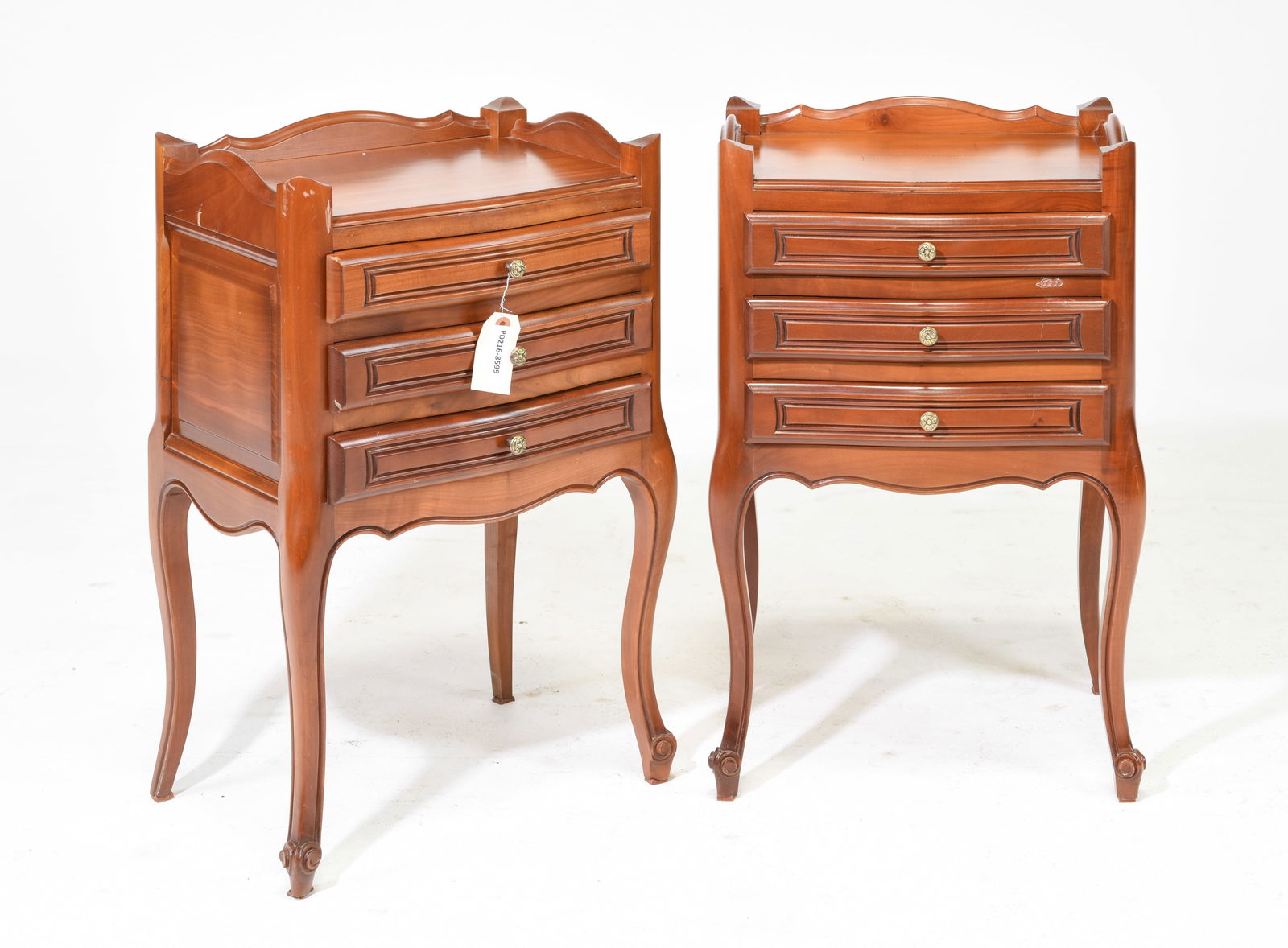 Pair Of Louis XV Style Cherry Pot Cupboards (1 of 4)