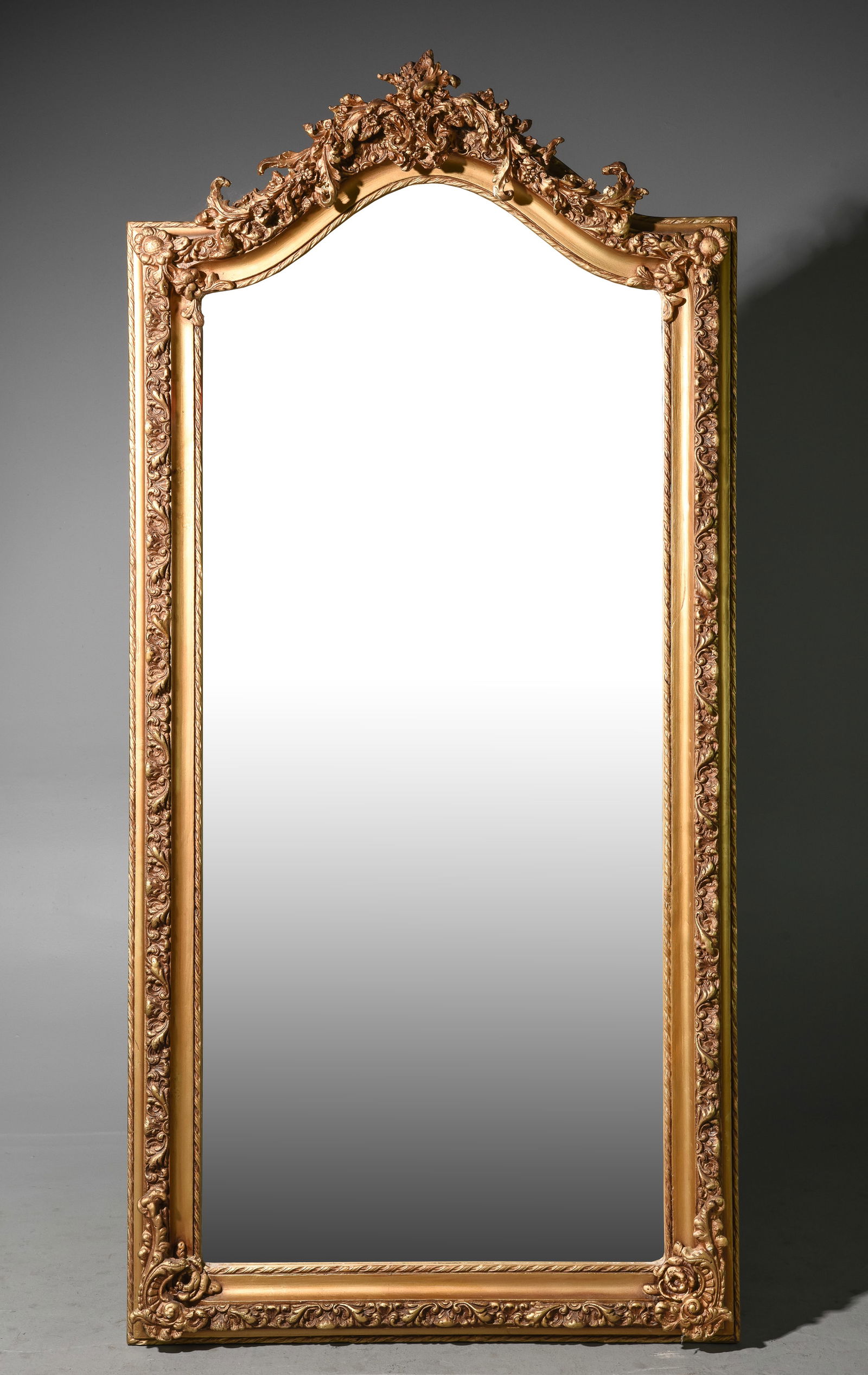 French Gold Framed French Motif Mirror (1 of 5)