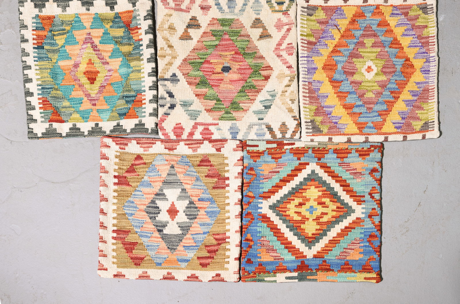 Set Of 5 Wool Pillow Cases #2 (1 of 2)