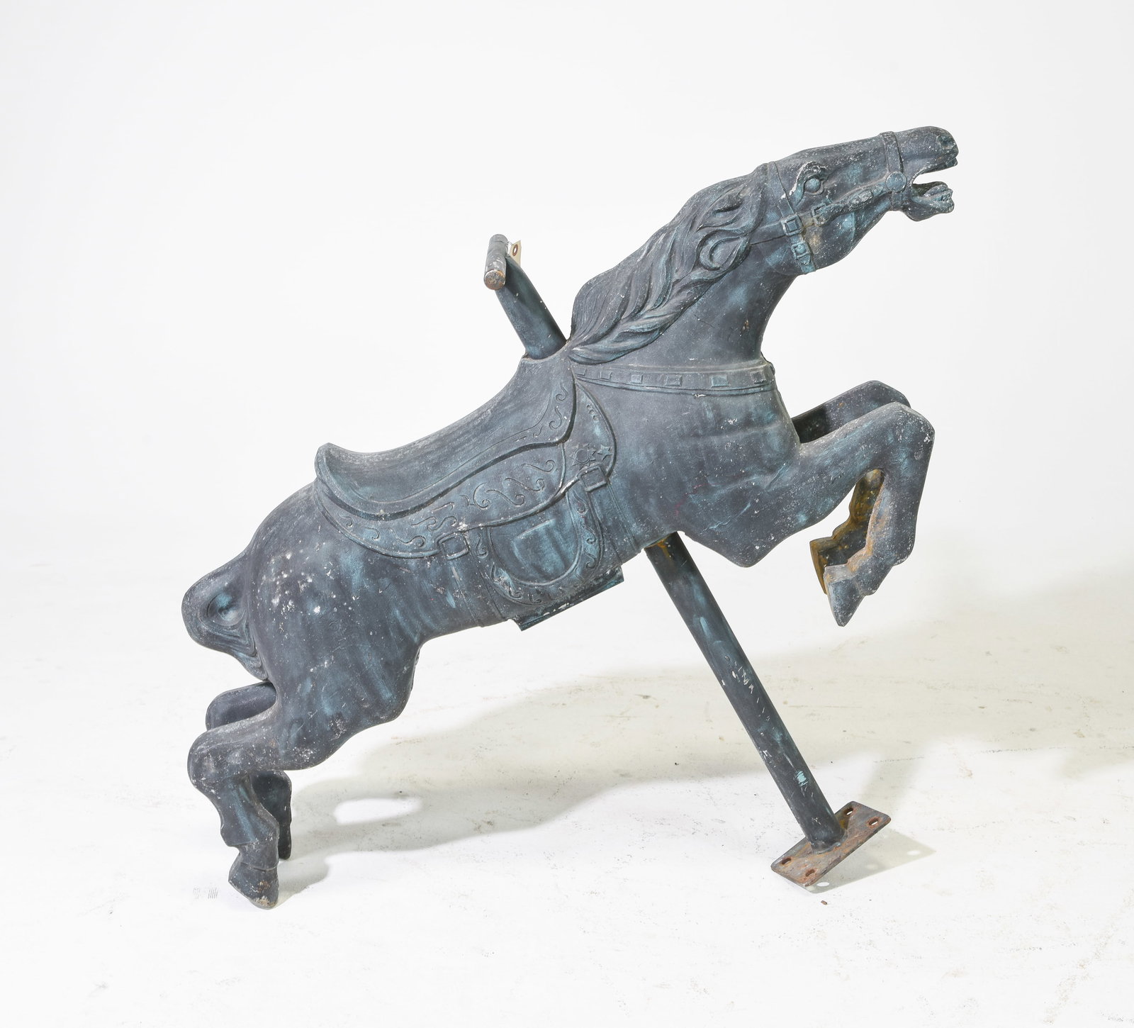 Rustic Metal Carousel Horse (1 of 7)