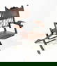 Upholstered Folding Arm Chair