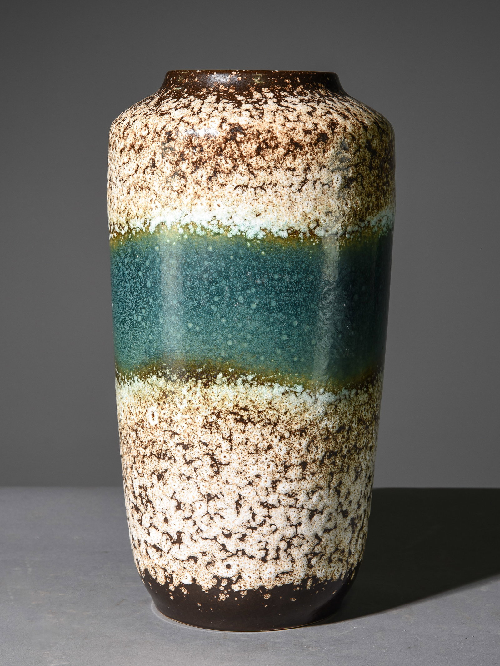 Large Mid Century West German Pottery Vase (1 of 2)