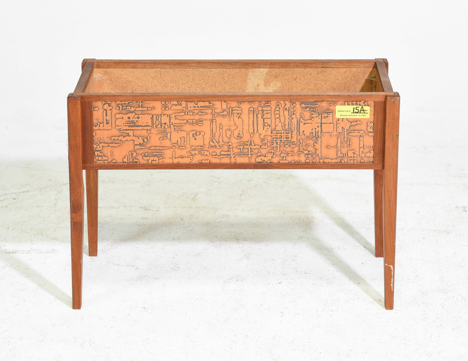 Scandinavian Vintage Planter With Pressed Copper (1 of 5)