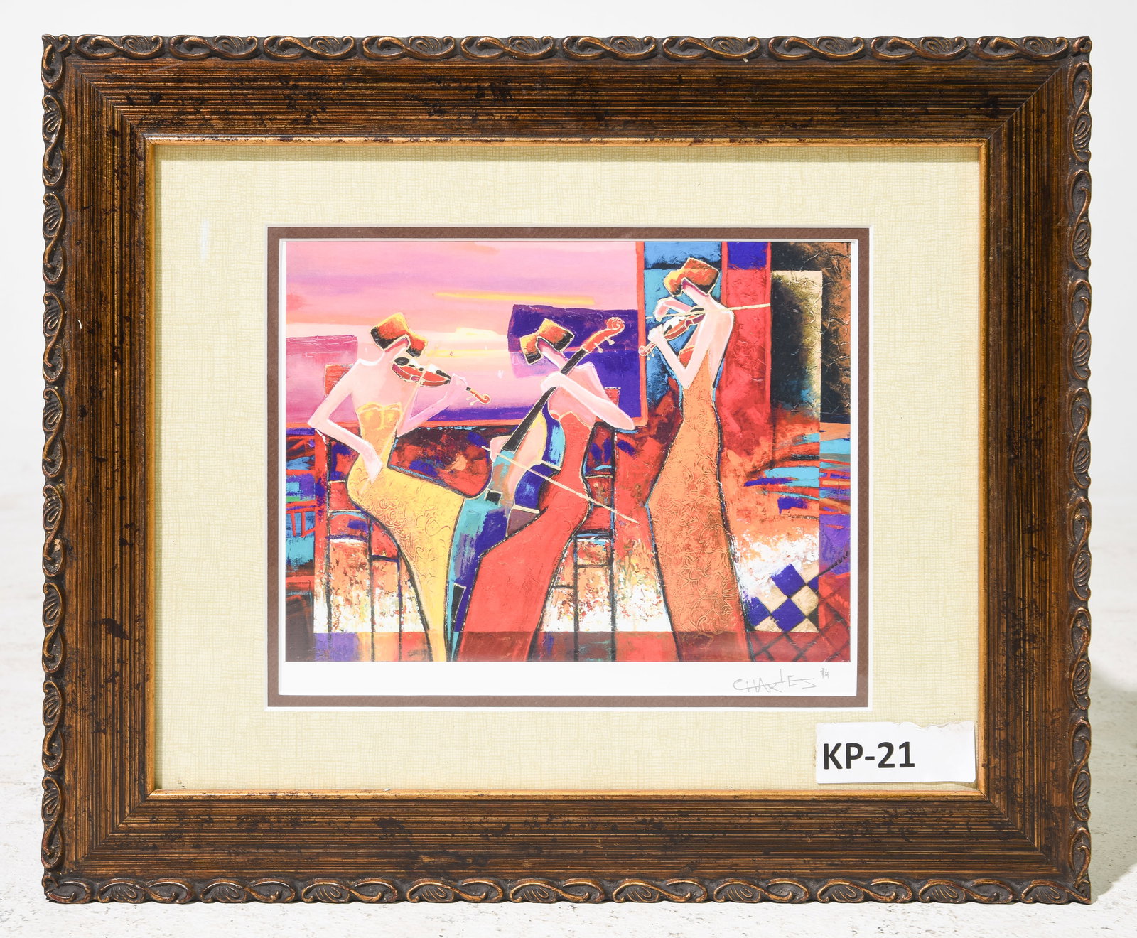 Framed Full Color Lithograph - Charles (1 of 7)