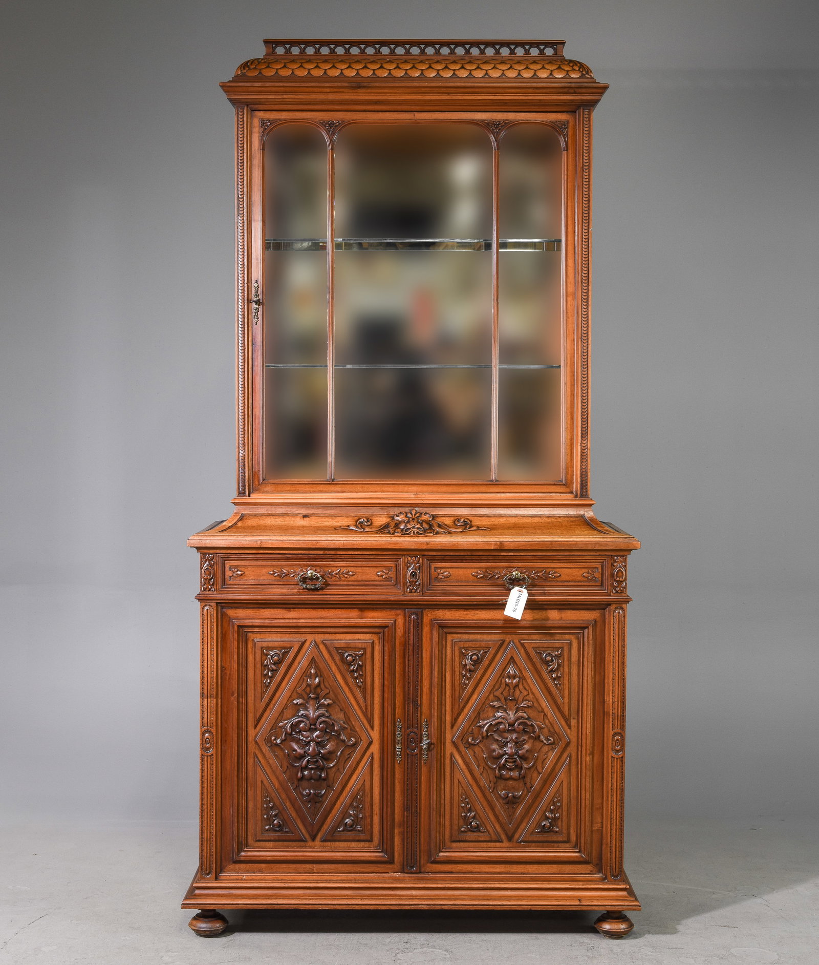 Renaissance Style Walnut Carved Cupboard (1 of 11)