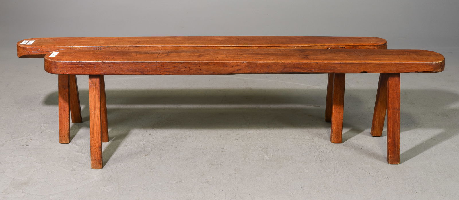 2 French Oak Farmhouse Benches (1 of 4)