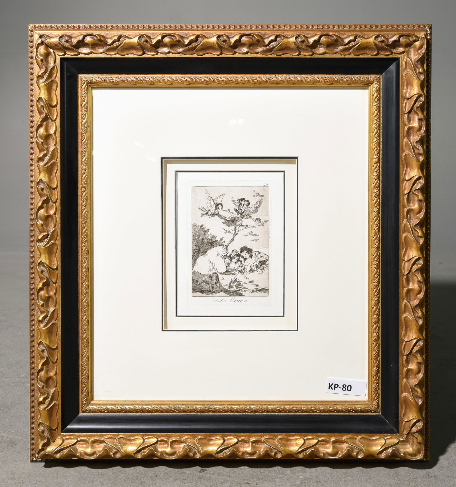 Framed Todos Caeran - Capricho Lithograph (1 of 3)