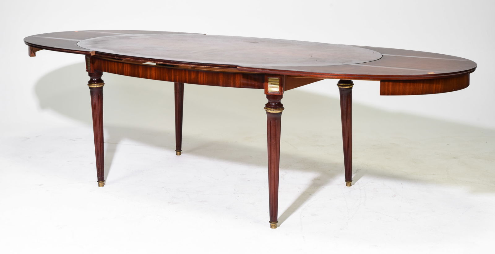 Louis XVI Style Mahogany Draw Leaf Table (1 of 7)