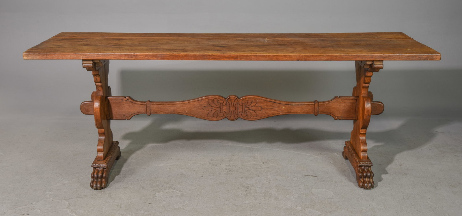 French Oak Narrow Table: French Oak Narrow Table - 29 inches tall x 79 x 25