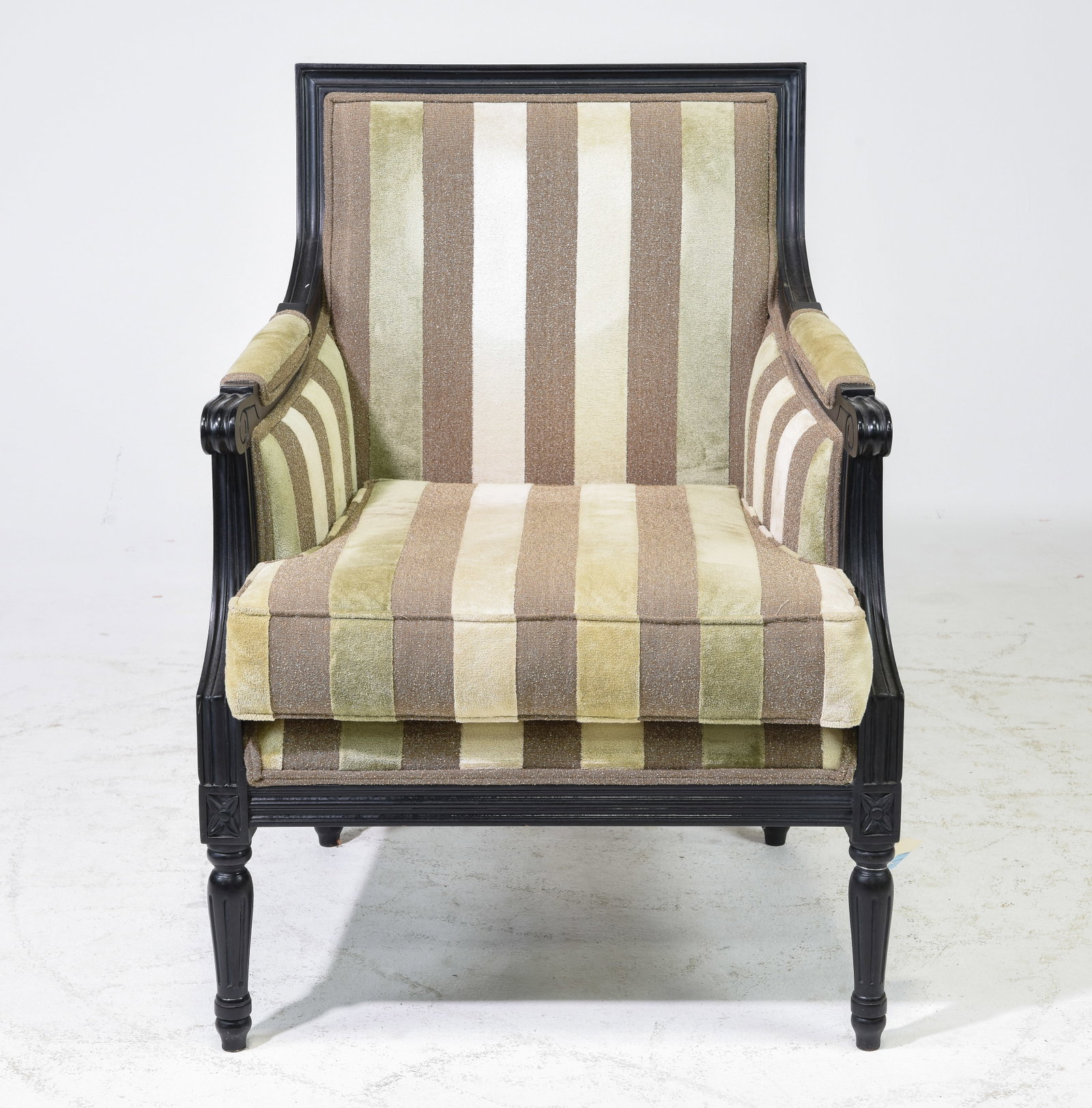 French Style Modern Arm Chair: French Style Modern Arm Chair - 36 inches tall x 26.5 x 28, seat height is 18 inches