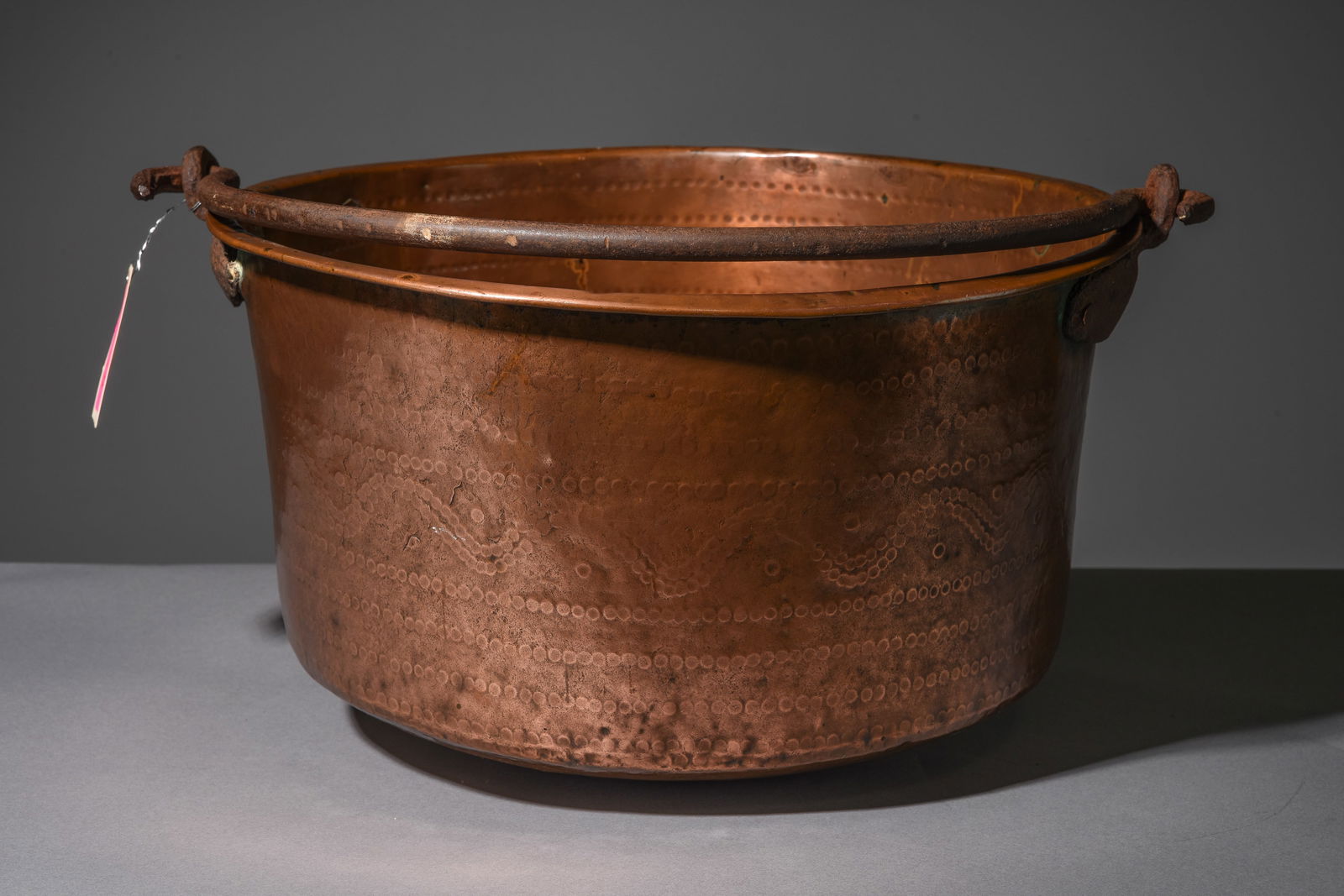French Copper Marmite Pot with Iron Handle (1 of 4)