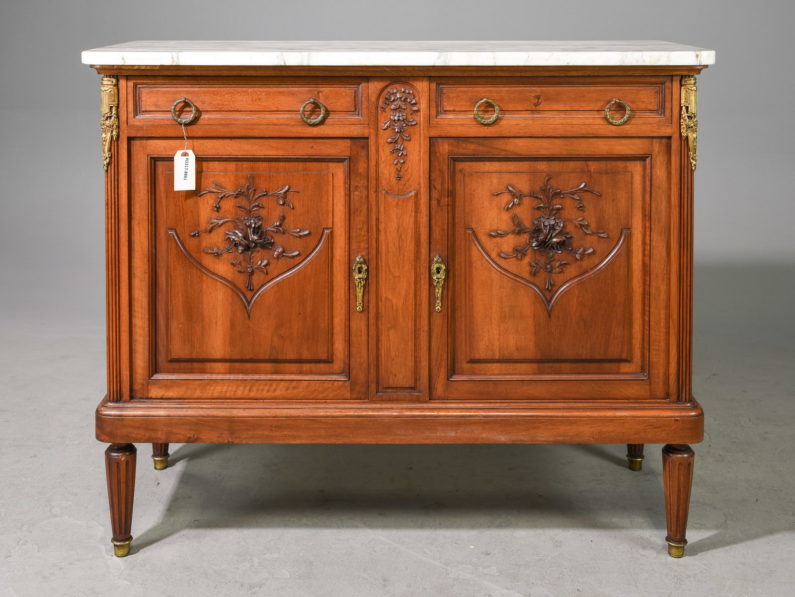 Louis XVI Style Marble Buffet / Sideboard (1 of 8)