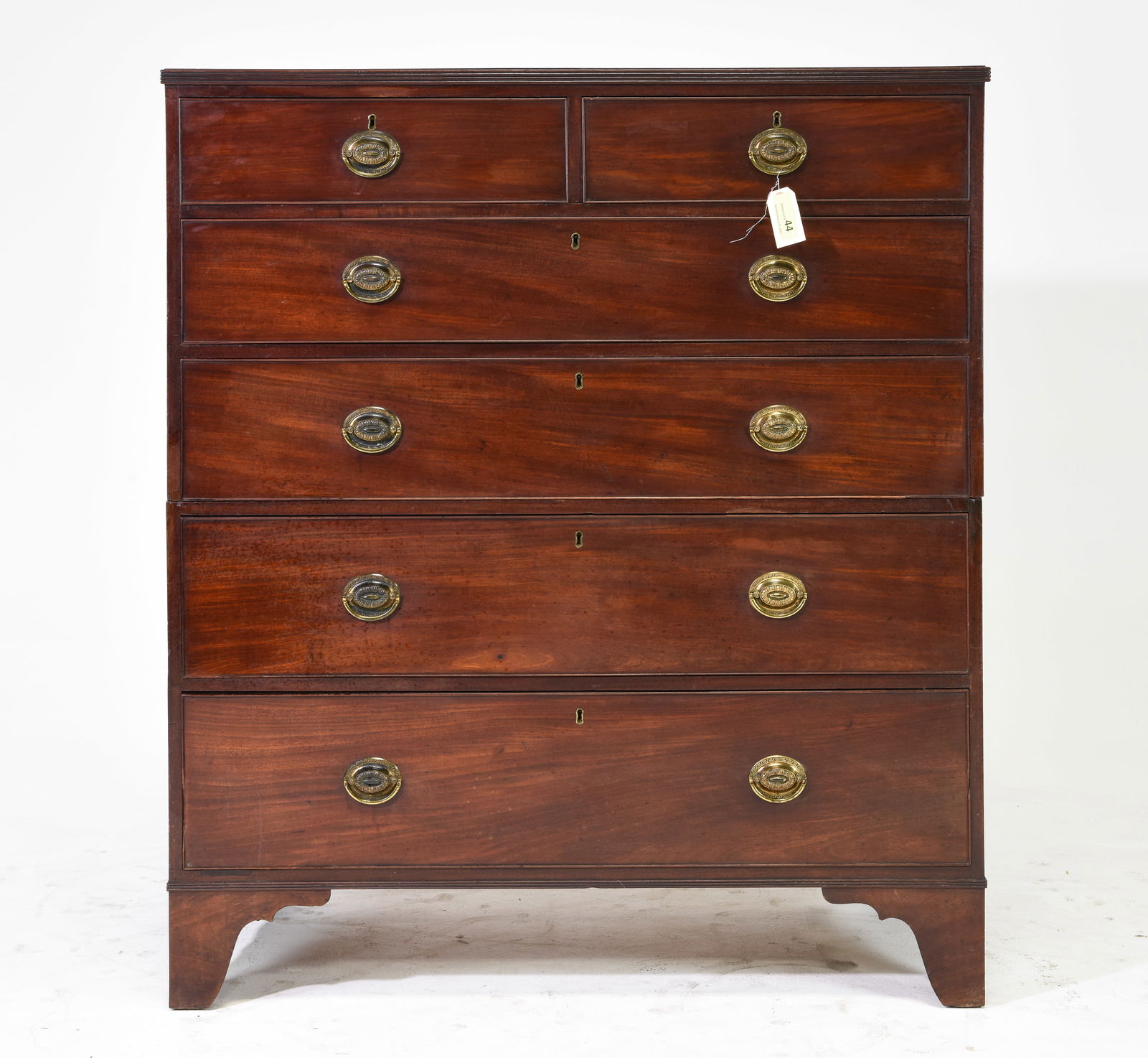 English Mahogany 6 Drawer Large Chest c.1930's (1 of 8)