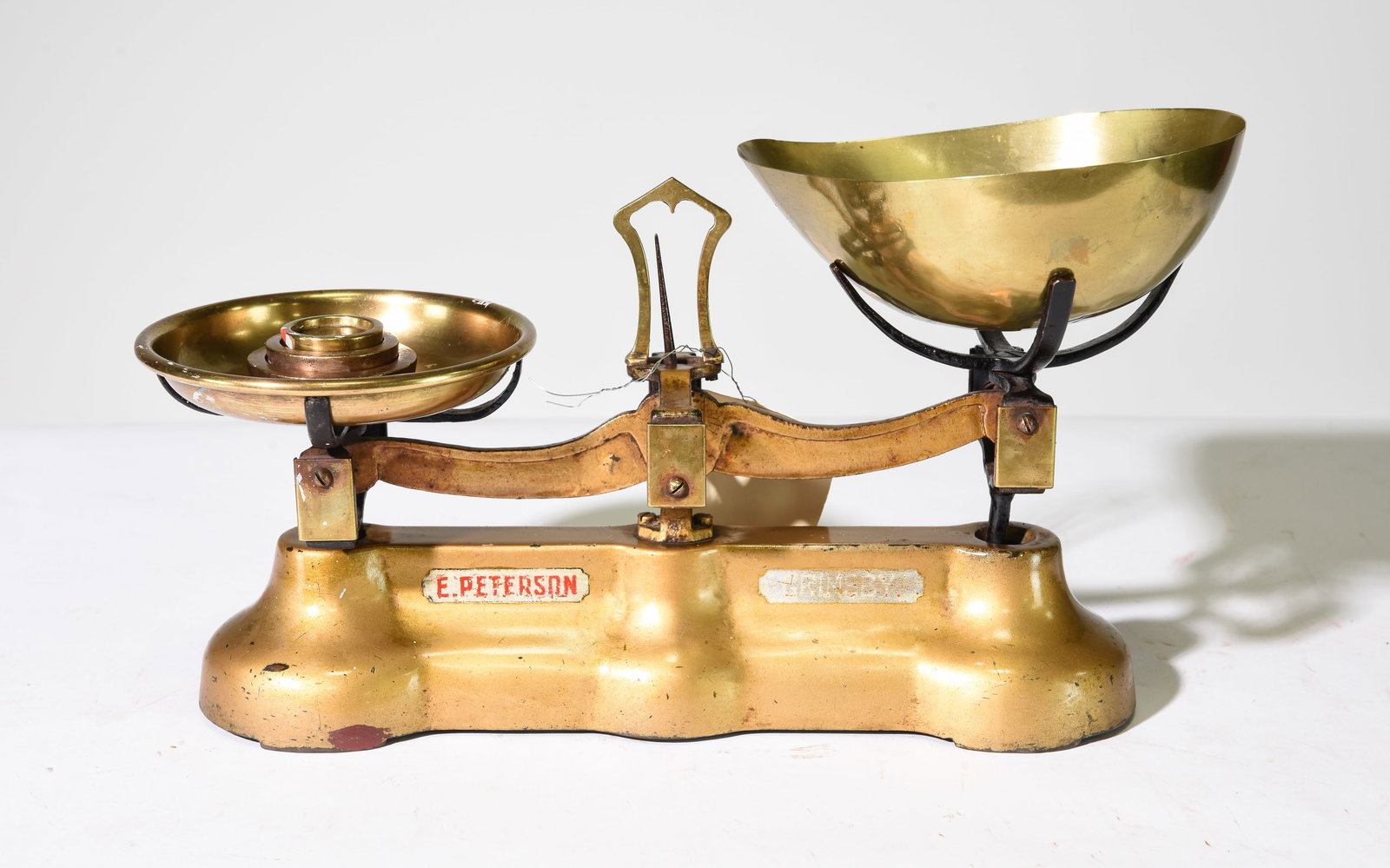 British Balance Scale with Brass Weights #1 (1 of 3)