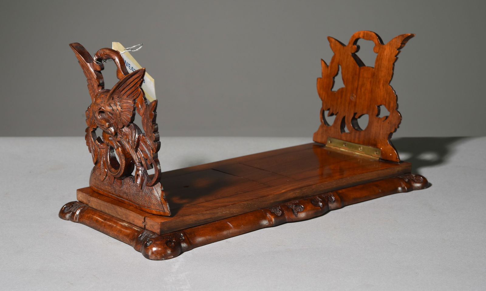 Black Forest Style Oak Book Rack / Stand (1 of 3)