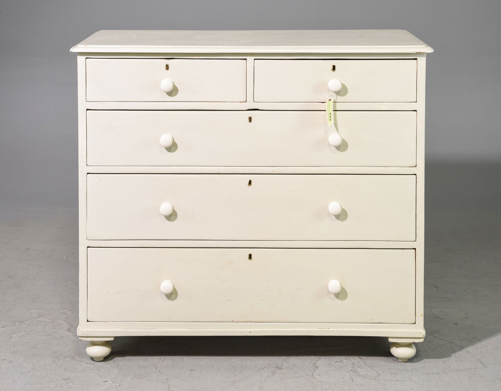 British Painted 5 Drawer Chest (1 of 7)