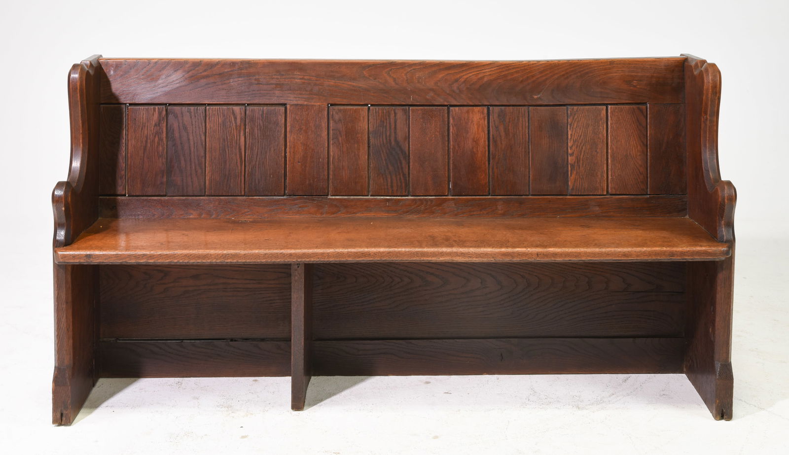 British Oak Church Pew (1 of 6)