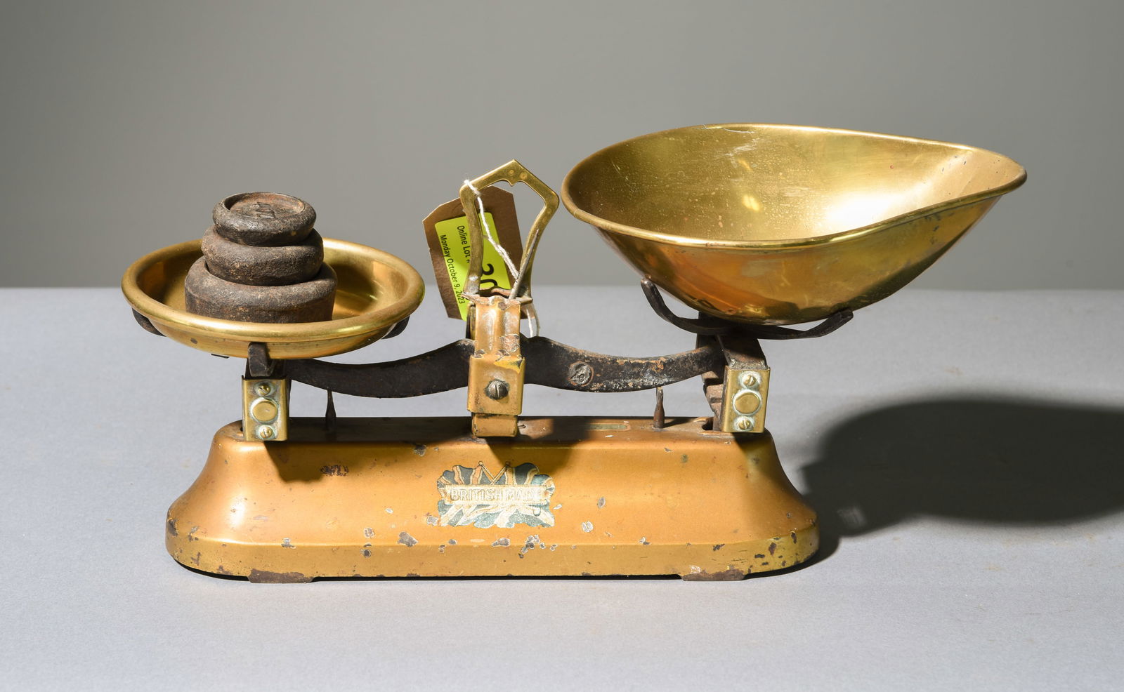 British Balance Scale with Brass Weights (1 of 4)