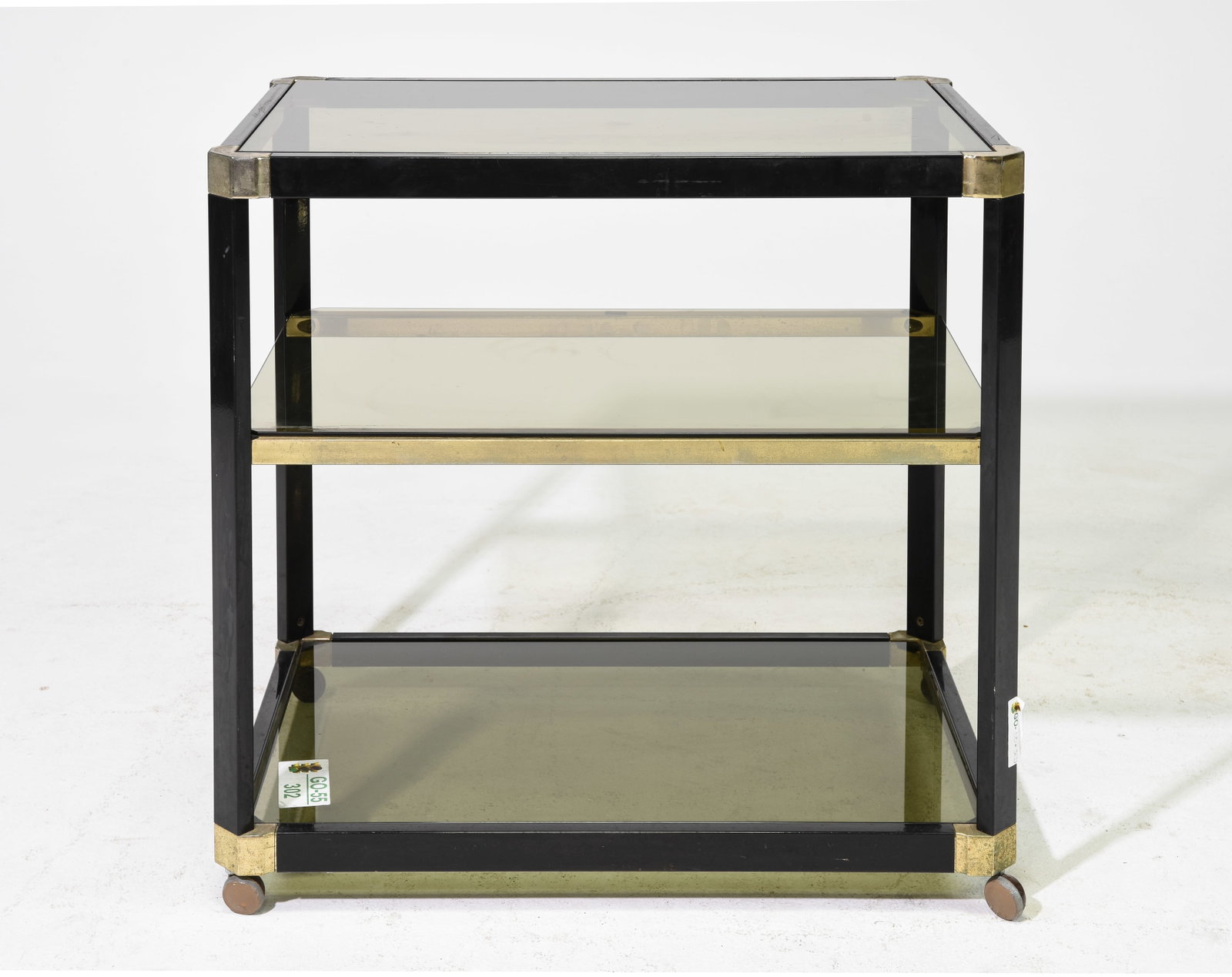 Mid Century Modern 3 Tier Trolley / Cart: Danish Modern Style 3 Tier Trolley / Cart - 29 inches tall x 30 x 20