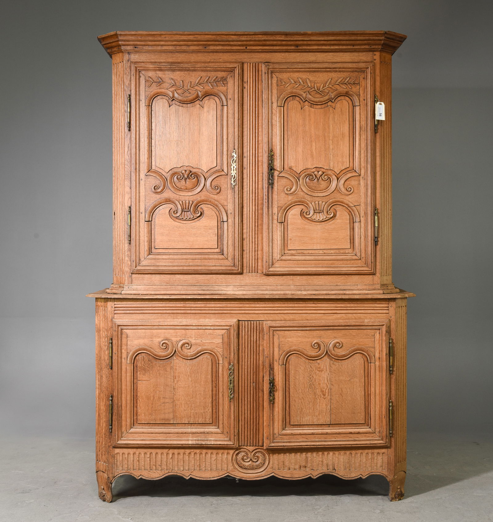 French Carved Oak Buffet De Corps c.1920's (1 of 7)