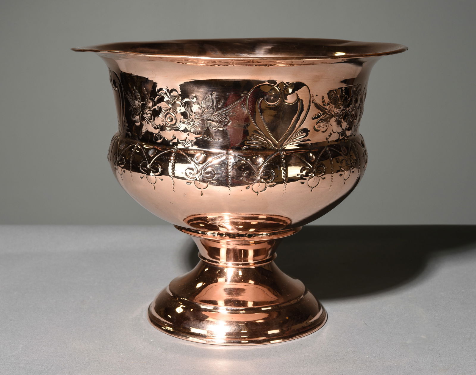 French Polished Copper Center Bowl (1 of 3)