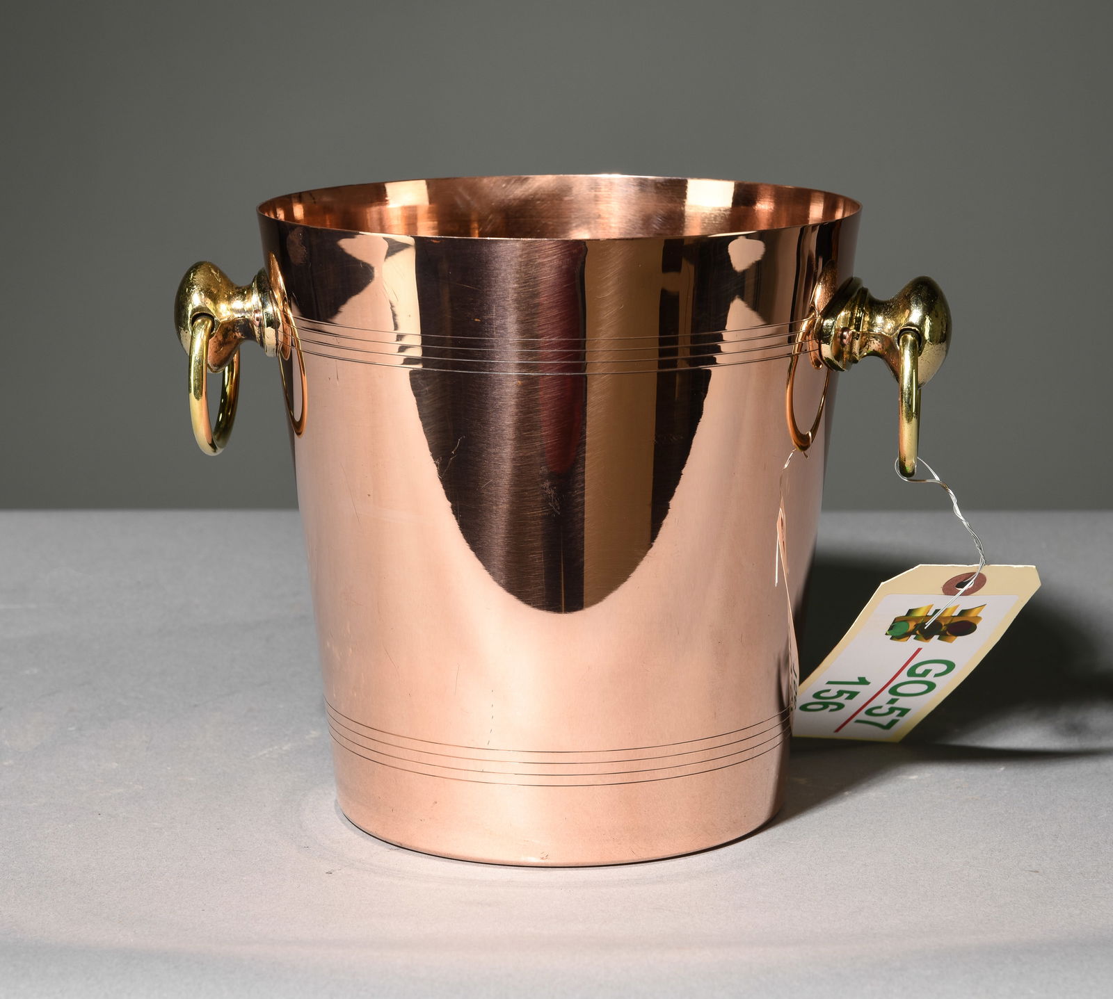 French Polished Copper Ice / Champagne Bucket (1 of 3)