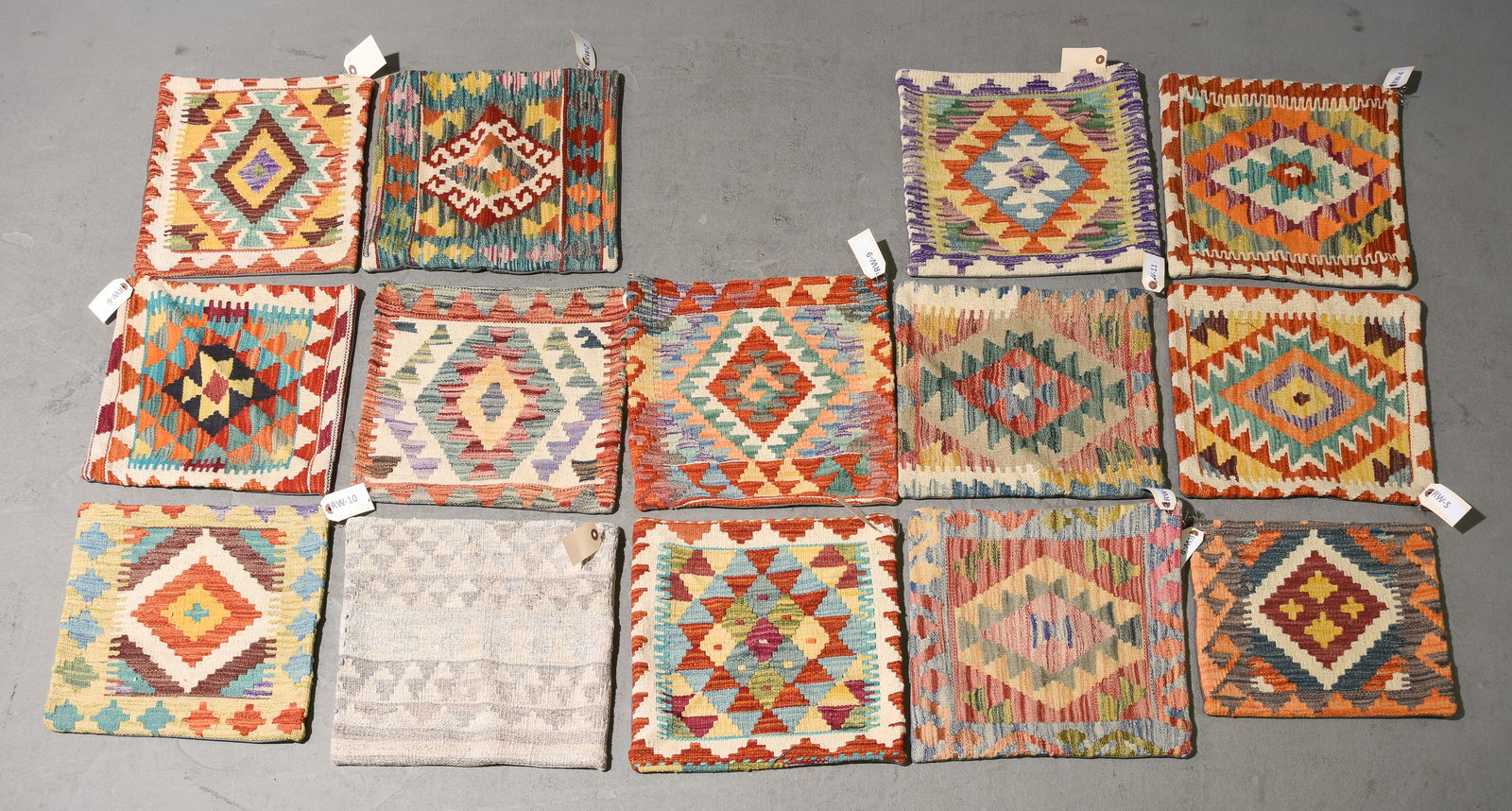 14 Assorted Afghan Hand Woven Pillow Covers (1 of 4)