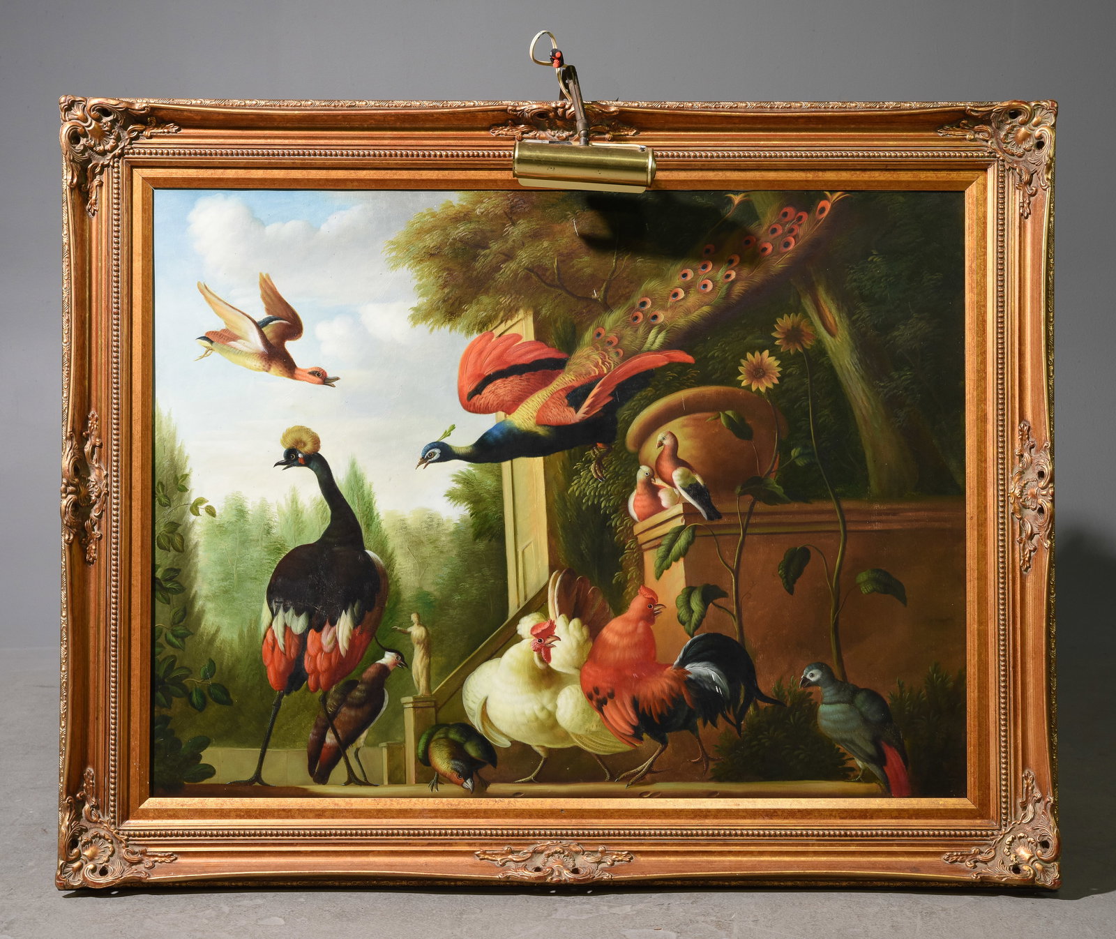 Gold Framed Canvas Print - Wildlife Fowl (1 of 6)