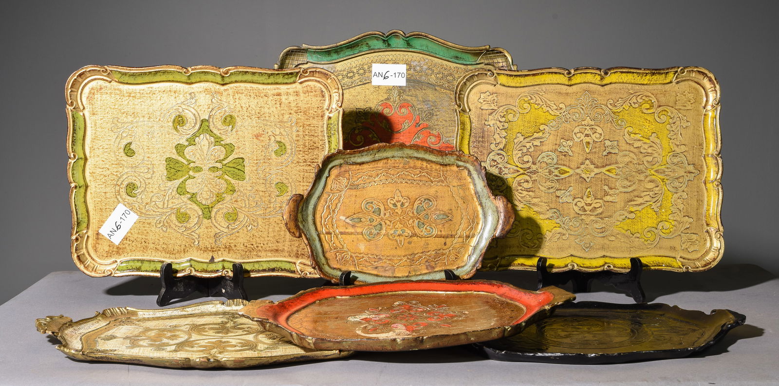 7 Florentine Style Plastic Trays (1 of 7)