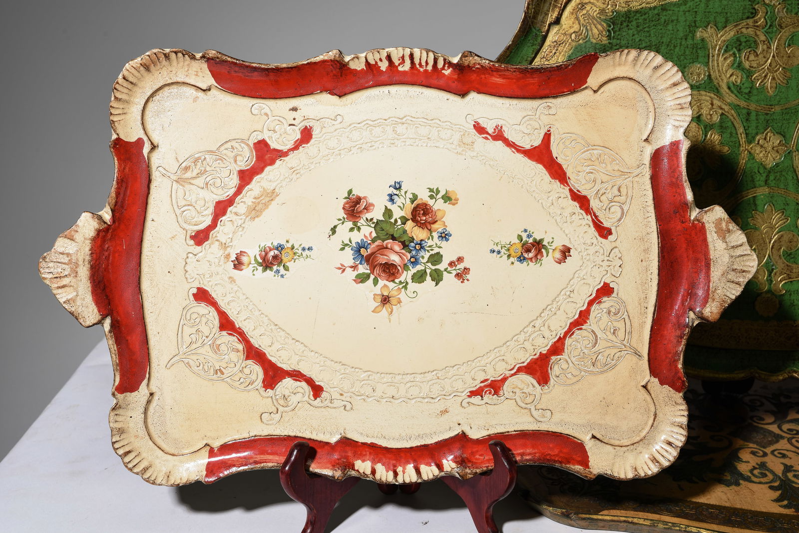 6 Florentine Style Plastic Trays (1 of 4)