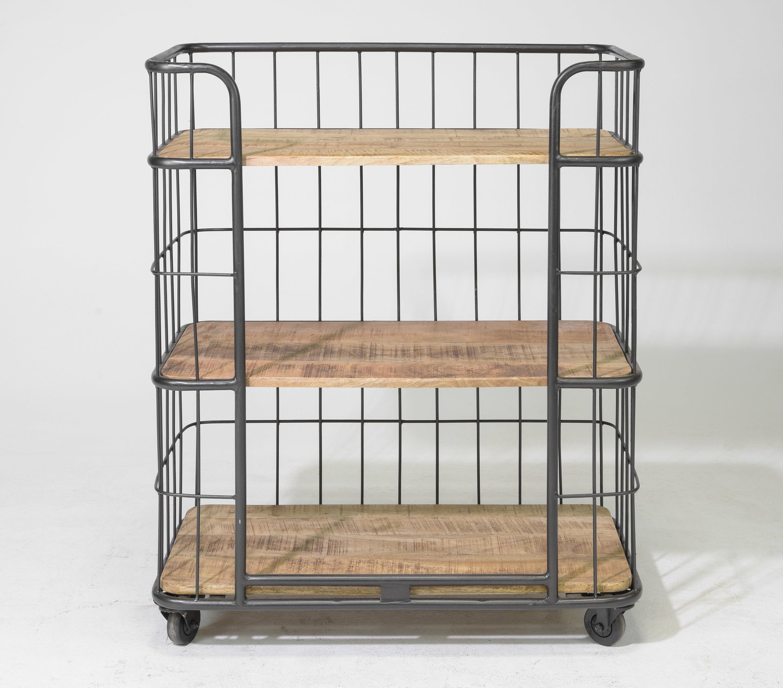 Country Store / Industrial 3 Tier Rolling Cart (1 of 3)