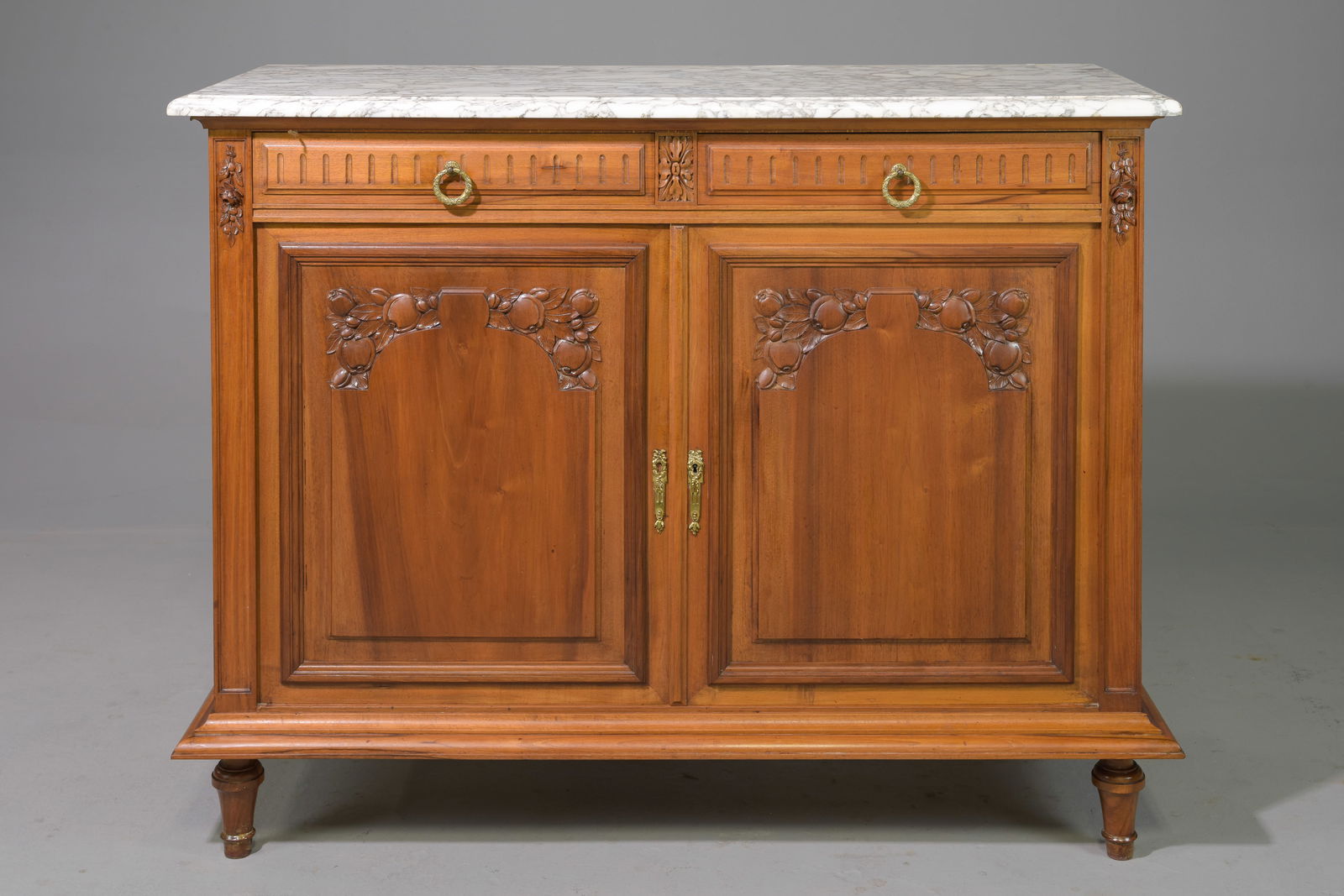 Louis XVI Style White Marble Top Buffet / Server (1 of 6)