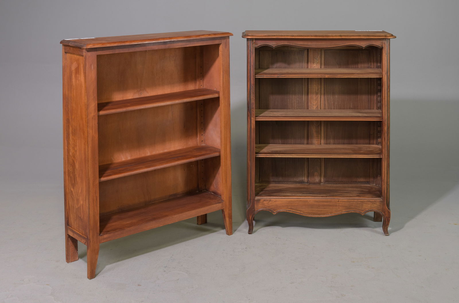 2 Louis XV Style Cherry Bookcases (1 of 3)