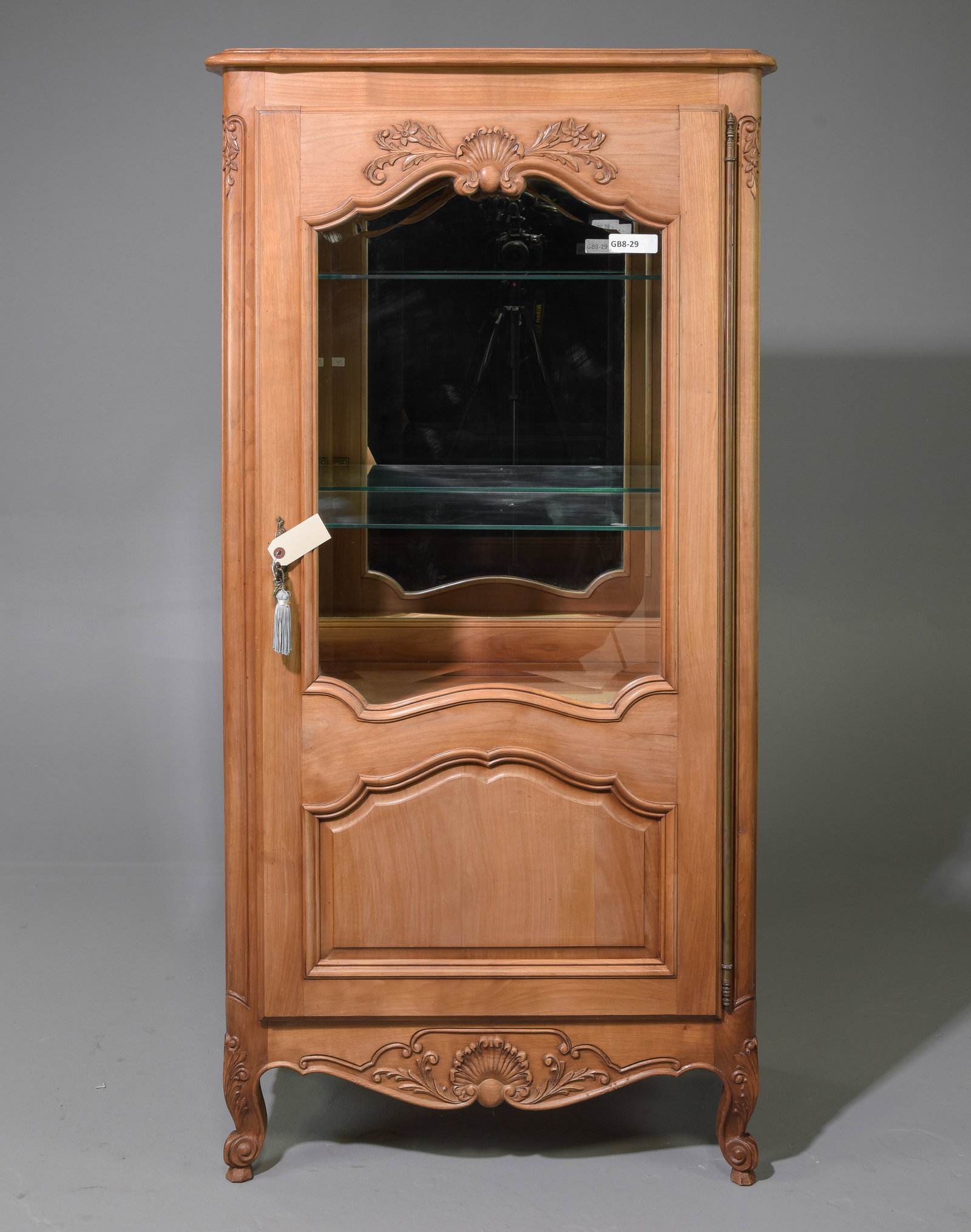 Louis XV Style Mirror Back Vitrine / Showcase (1 of 4)