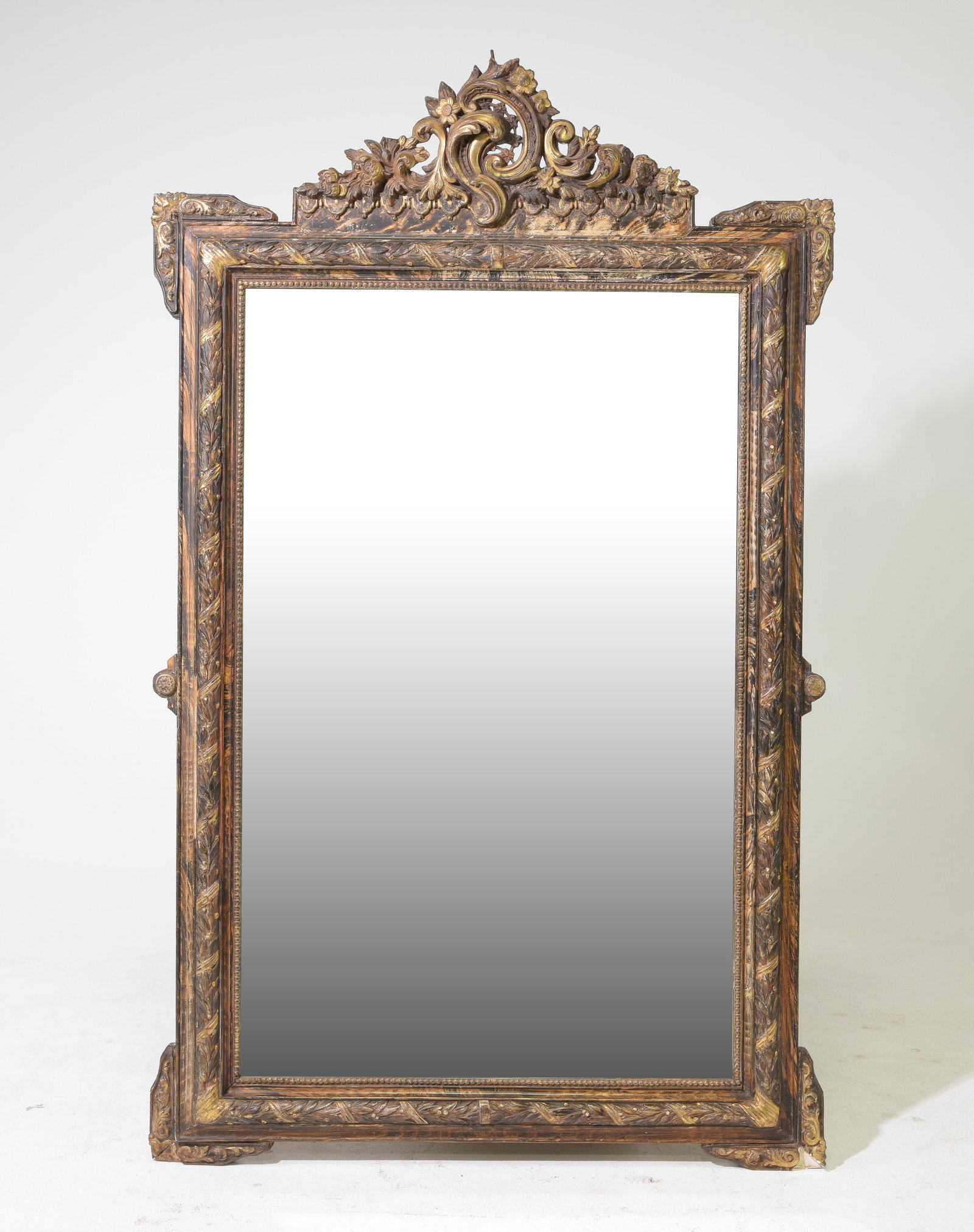 French Napolean III Style Guilt Mirror (1 of 5)