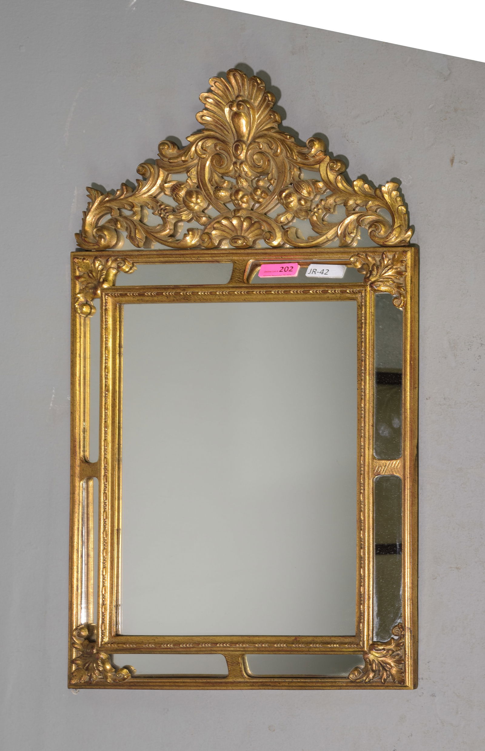Rococo Style Gold Framed Mirror (1 of 3)