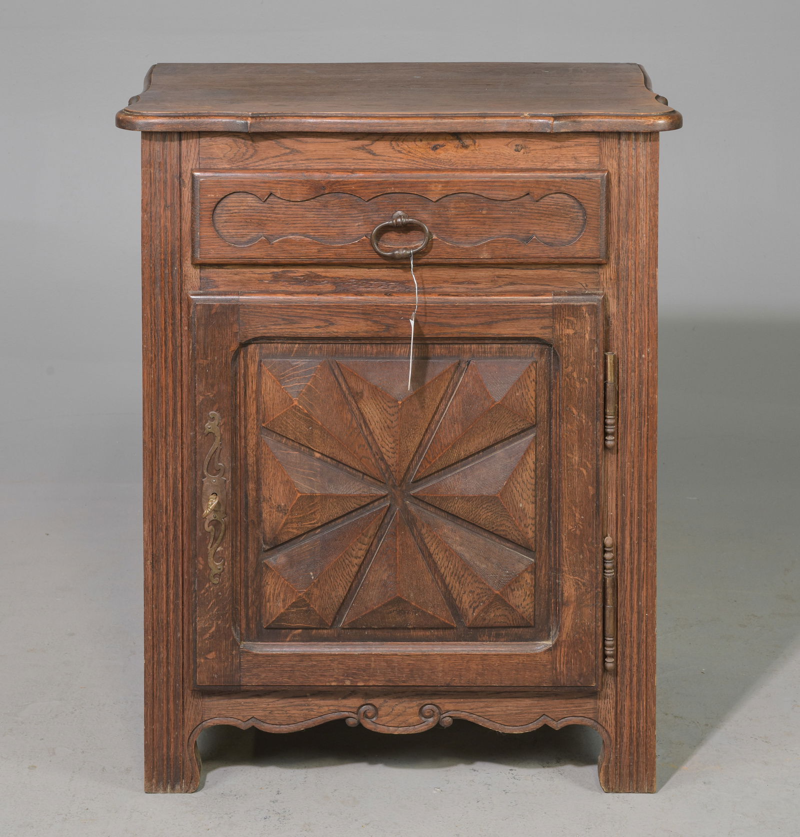 French Oak Basque Style Jam Cabinet / Cupboard (1 of 4)
