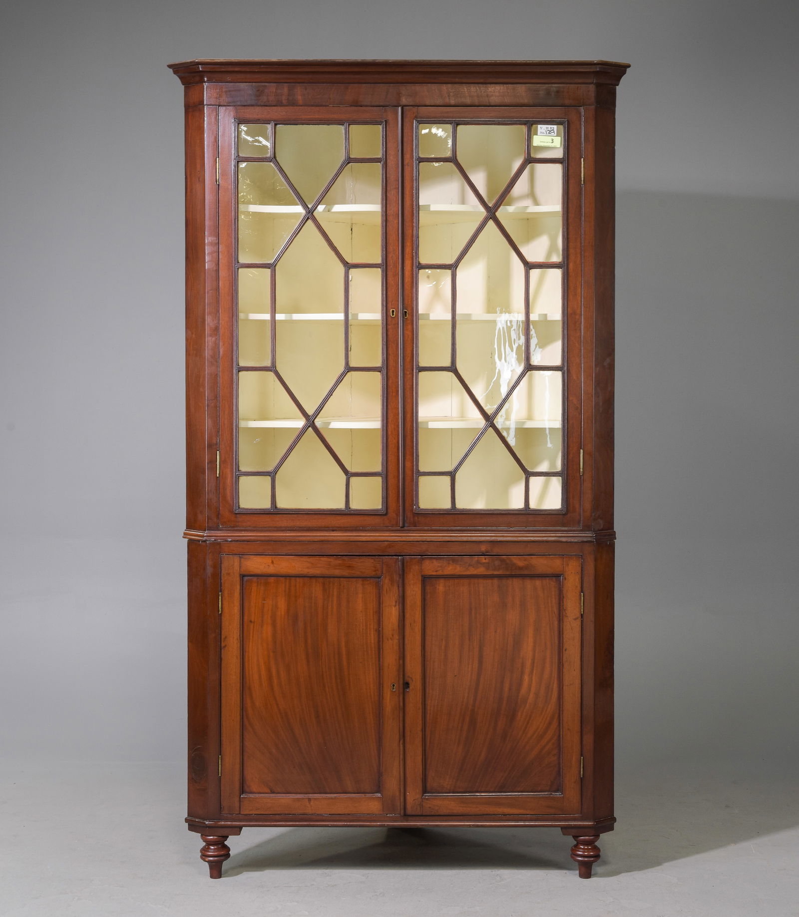 Georgian Mahogany Large Corner Cupboard c.1800's (1 of 3)