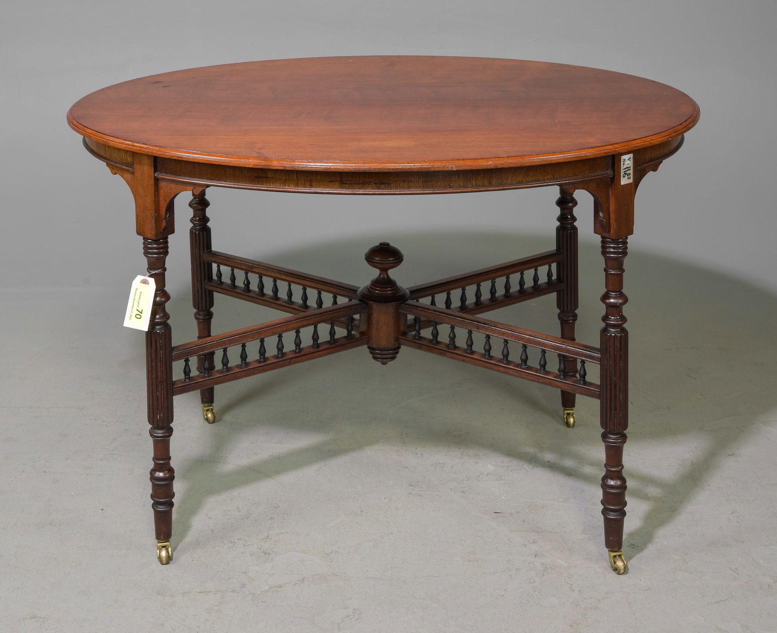 Edwardian Mahogany Oval Entry / Center Table c.1920's (1 of 3)