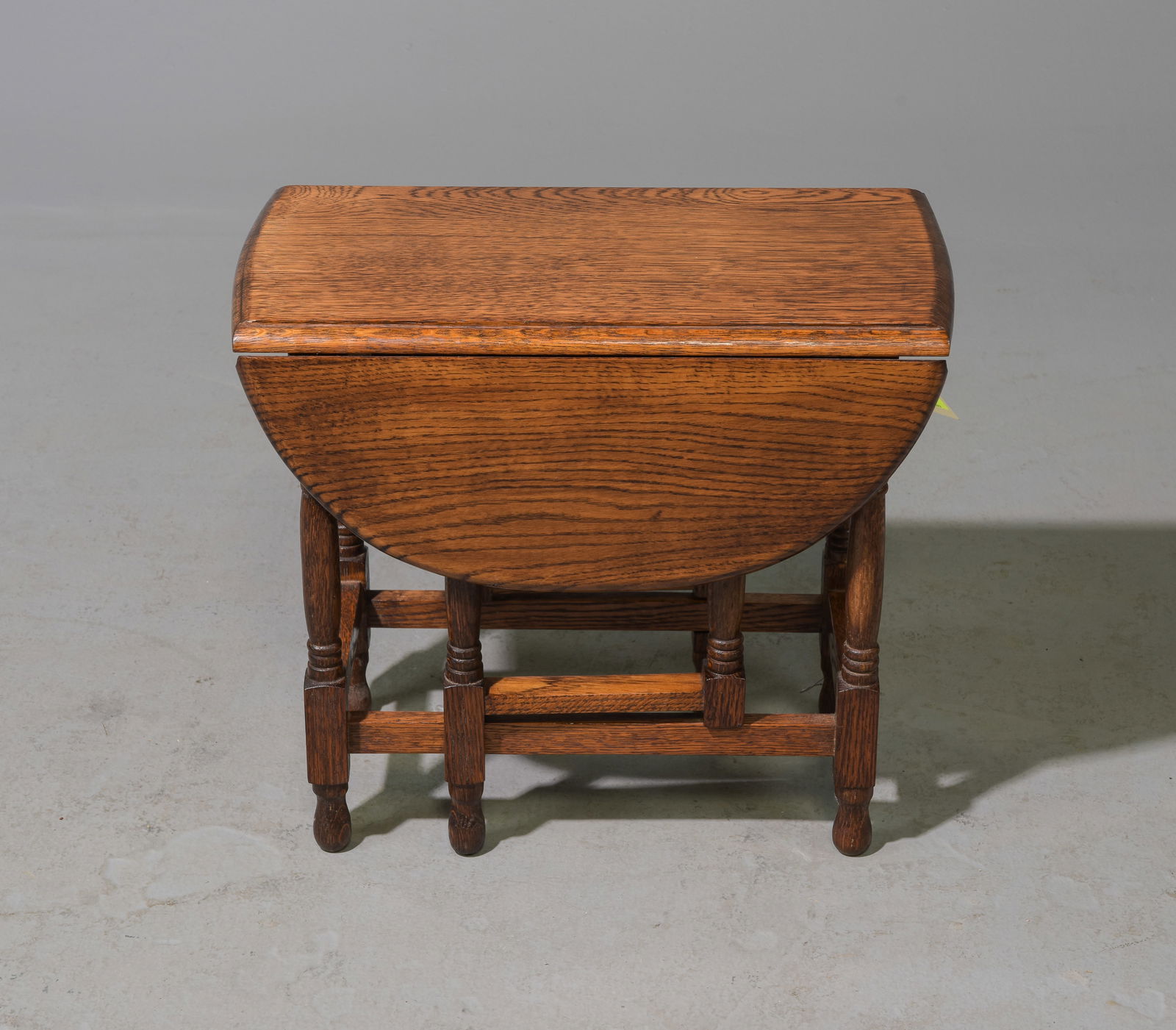 British Oak Petite Drop Leaf Table c.1930's #2 (1 of 2)