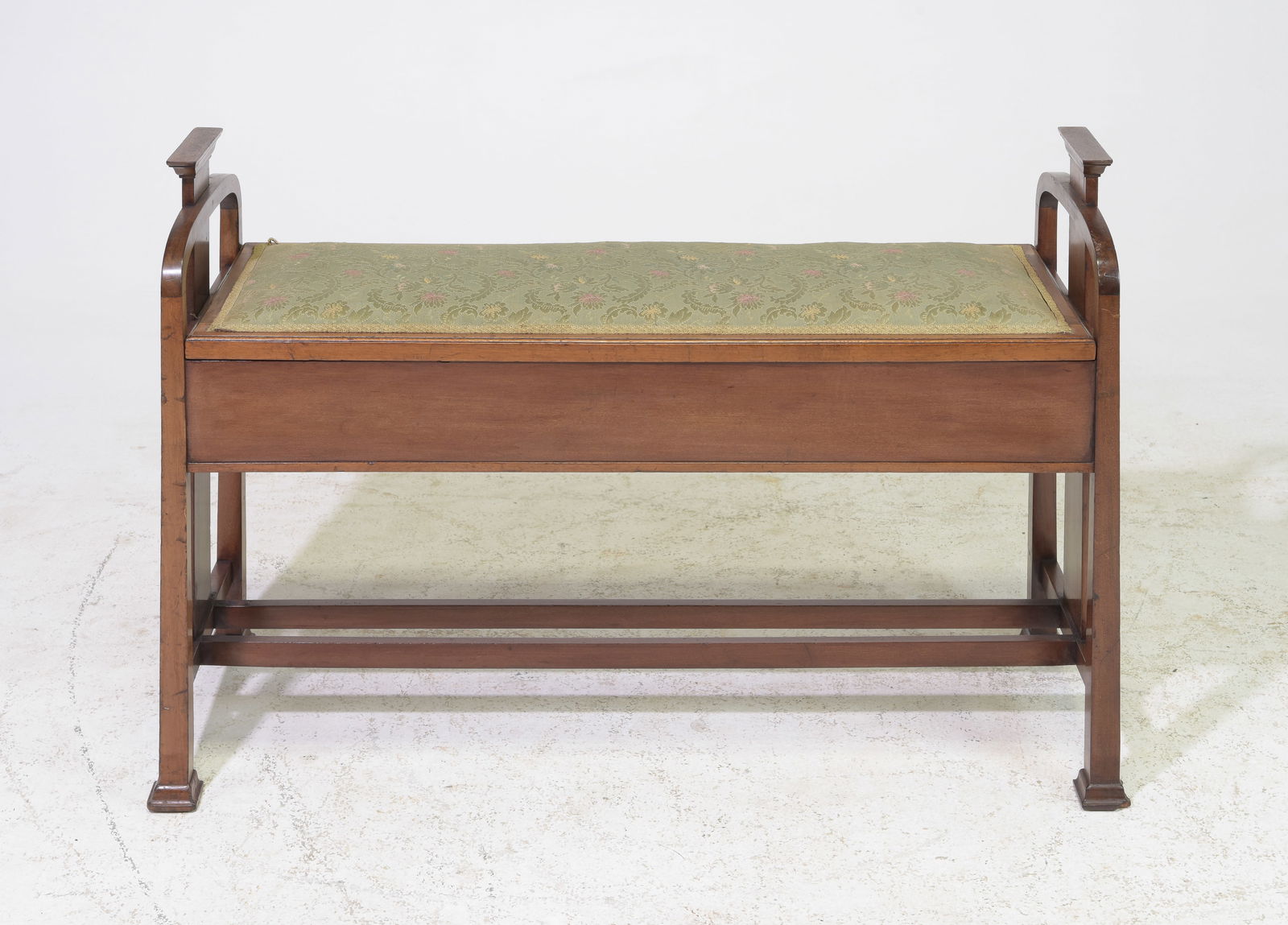 British Mahogany Tapestry Stool (1 of 5)