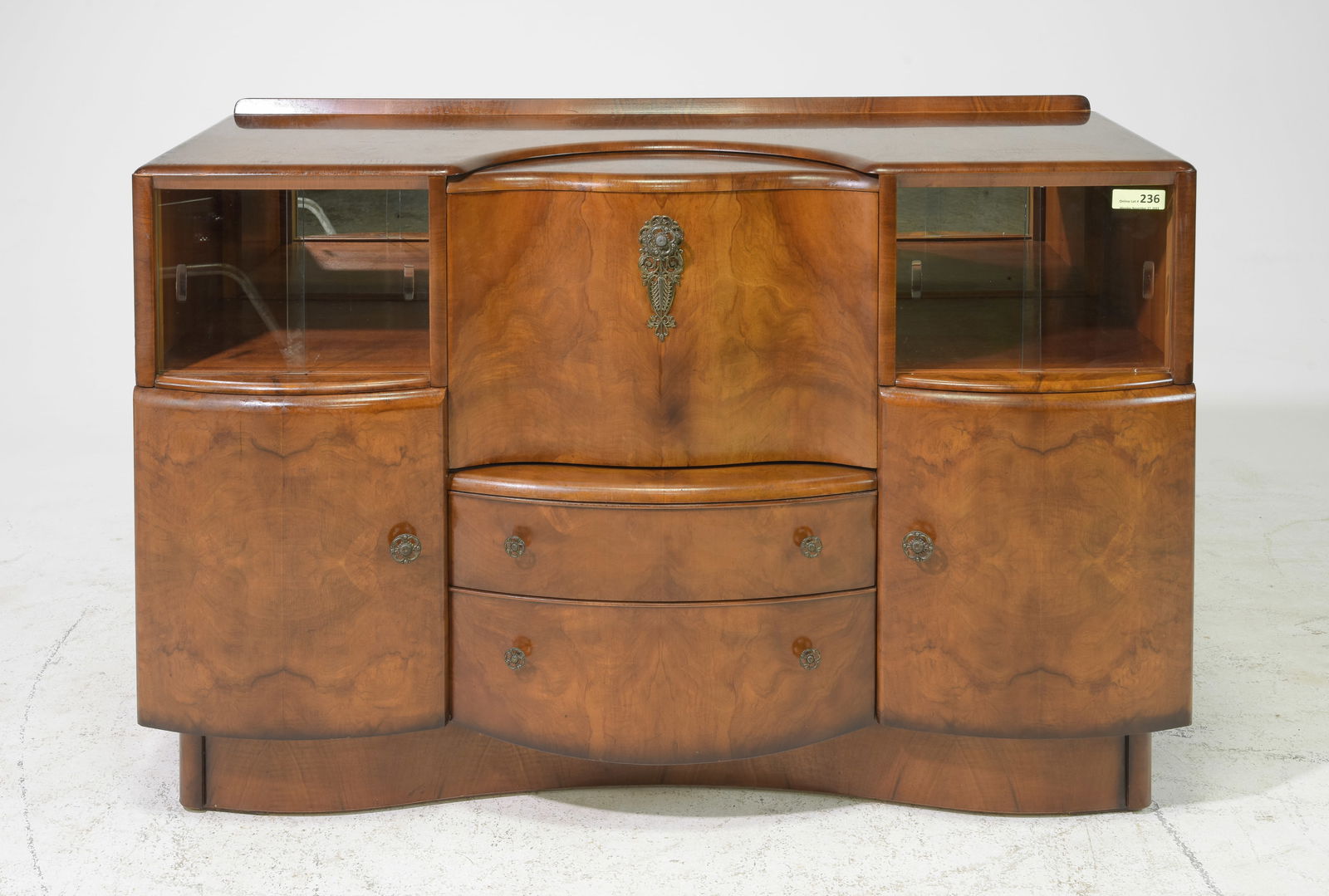 English Walnut Cocktail Sideboard - Beautility (1 of 6)