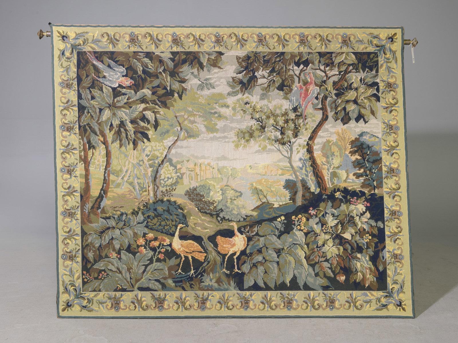 French Needlepoint Tapestry with Rod (1 of 3)