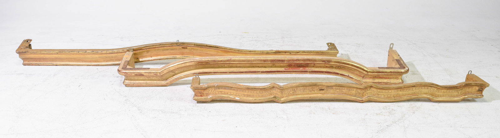 3 Louis XV Style Gold Gilt / Painted Bed Canopies (1 of 6)