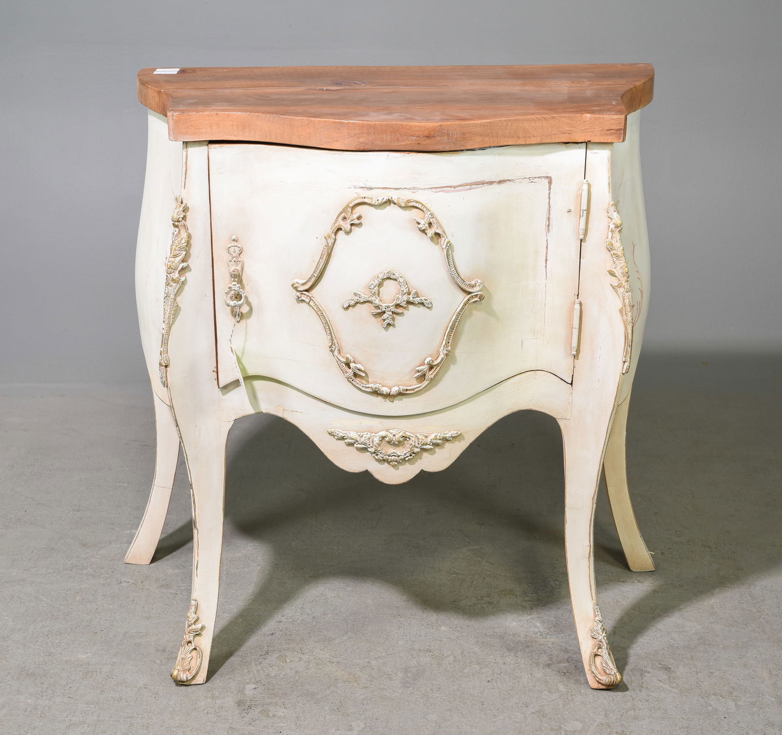 French Style 3 Drawer Painted Commode (1 of 5)