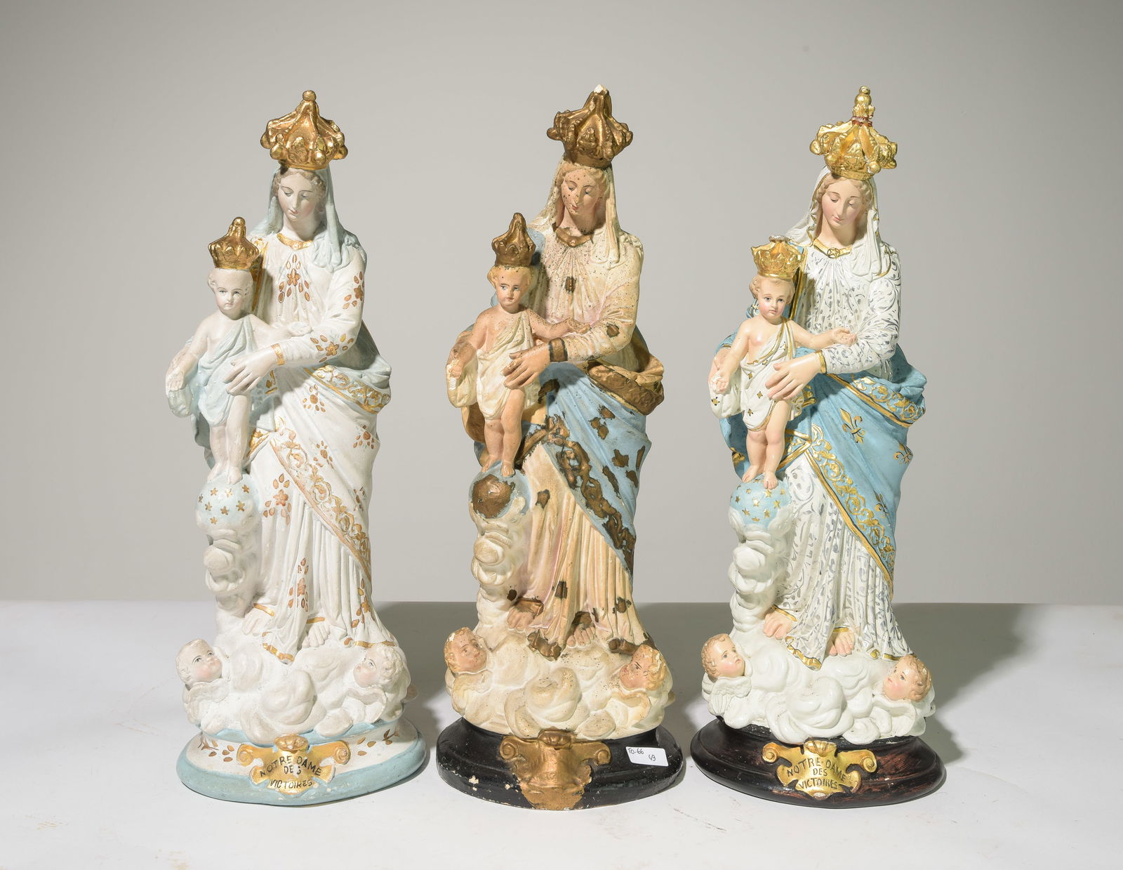 Three Hand Painted Religious Figures (1 of 6)