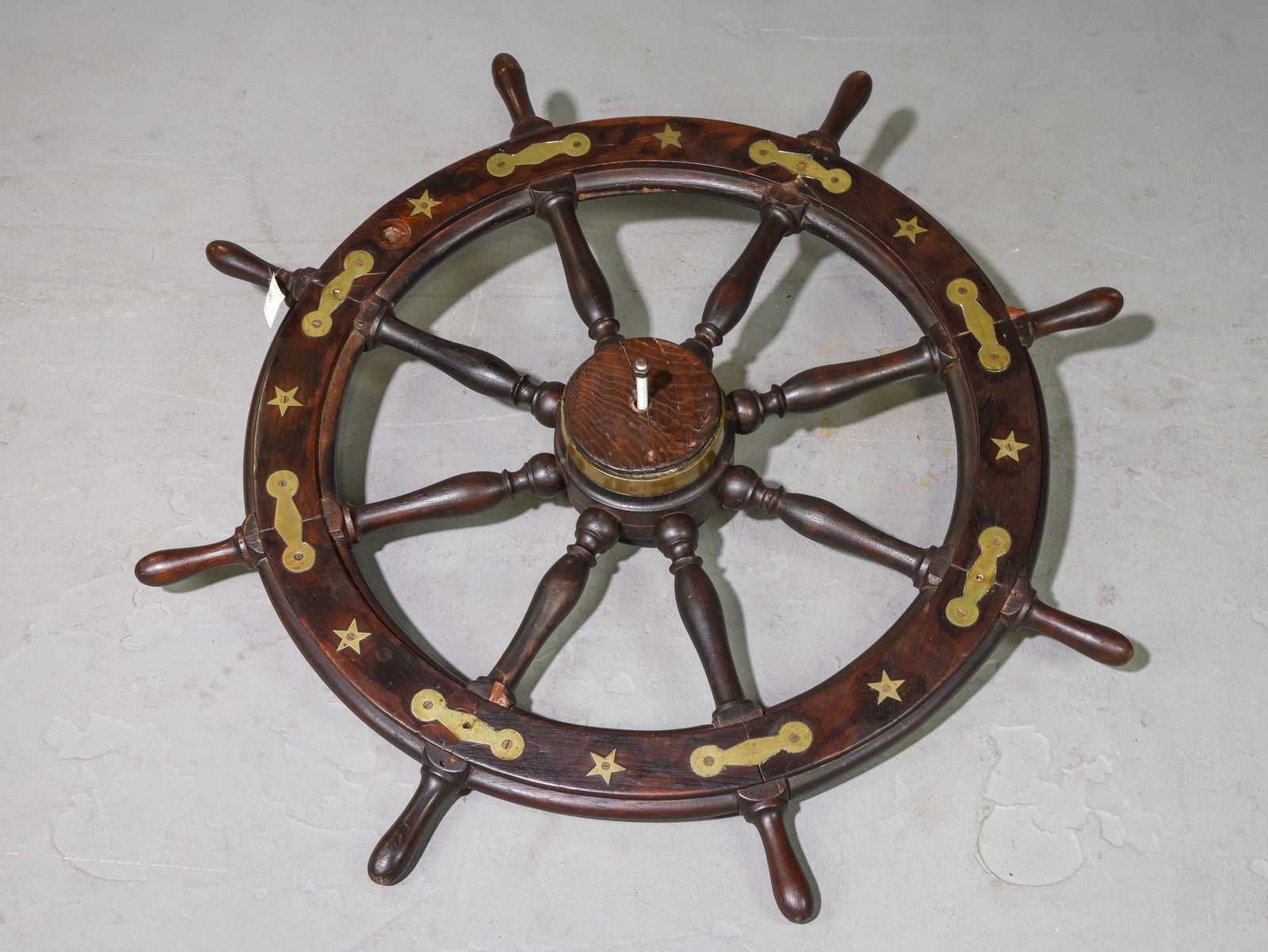 Vintage Wooden Ships Wheel (1 of 4)