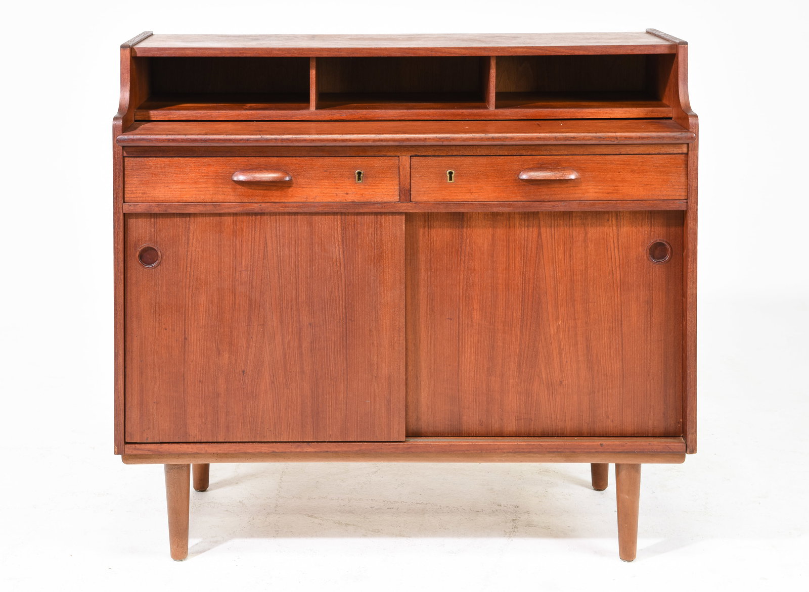 Danish Modern Bookcase / Desk (1 of 9)