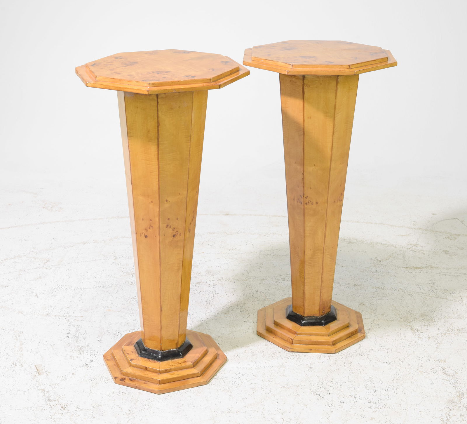 2 Art Deco Style Octagonal Top Pedestals / Stands (1 of 3)