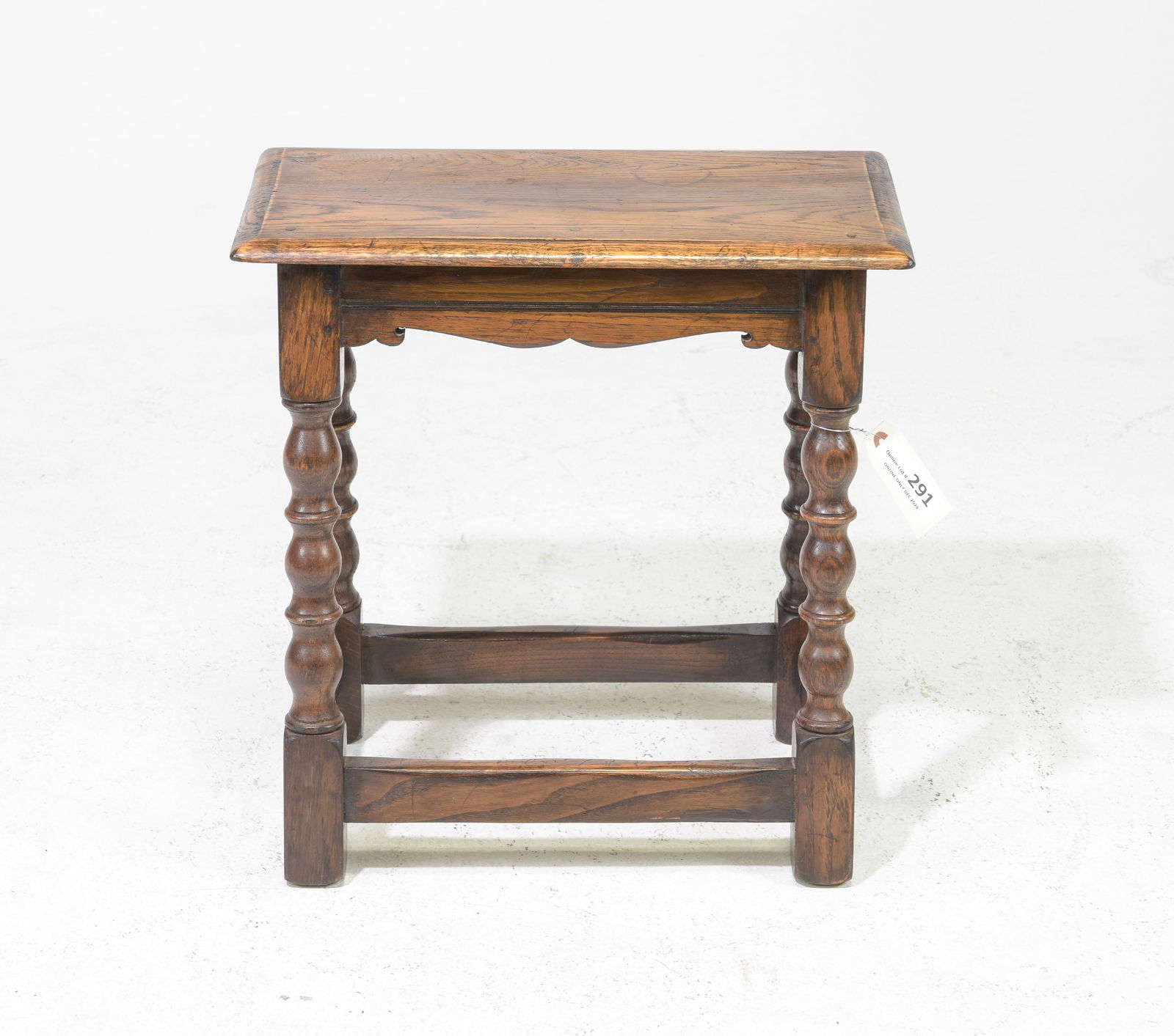 British Oak Joint Stool c.1920's-30's #1 (1 of 2)